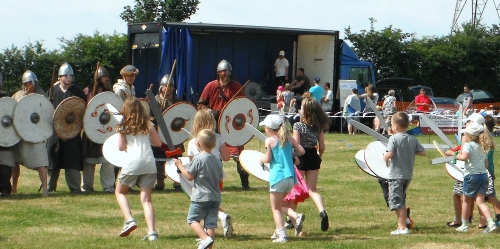 Viking versus Children battle