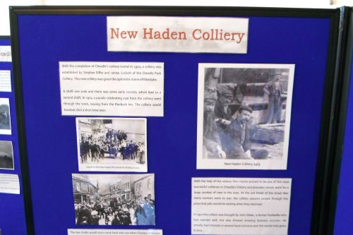 Part of the New Haden Pit display at Cheadle Discovery Centre