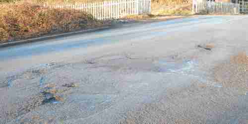 Blythe Business Park potholes